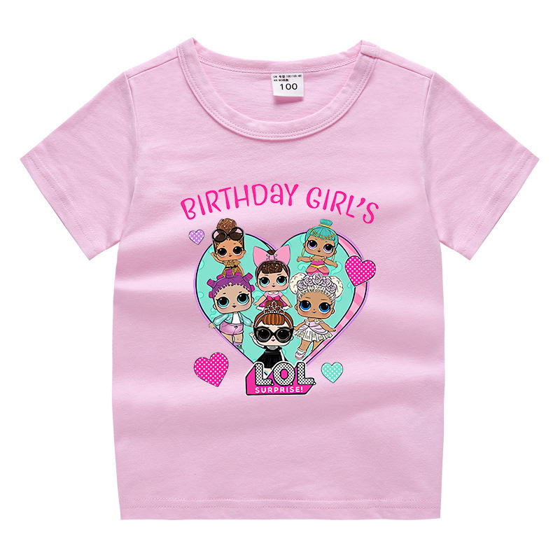 Children's summer short sleeved T-shirt