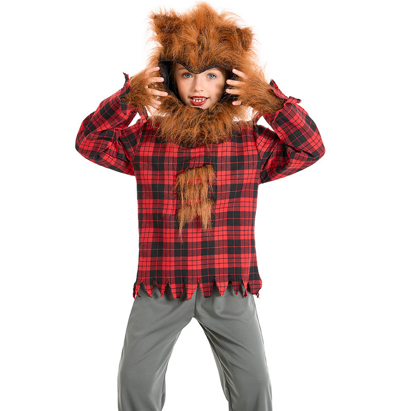 Werewolf Big Bad Wolf Costume for Kids detail image 4
