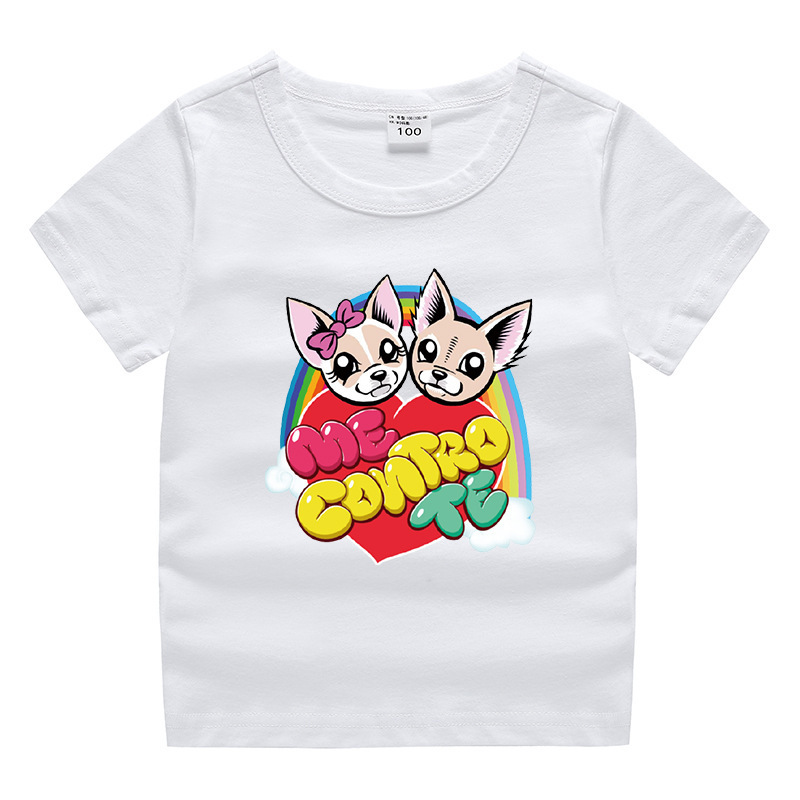 Children's summer short sleeved T-shirt