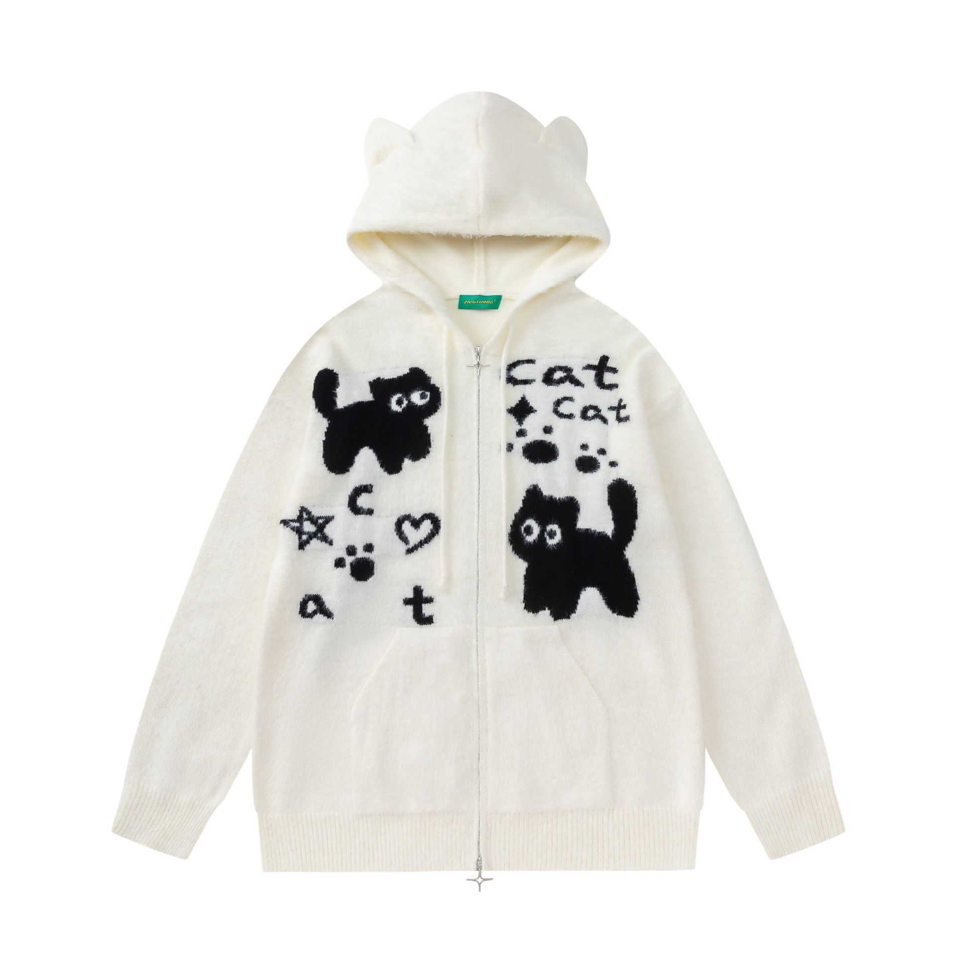 Little black ball cat sweater