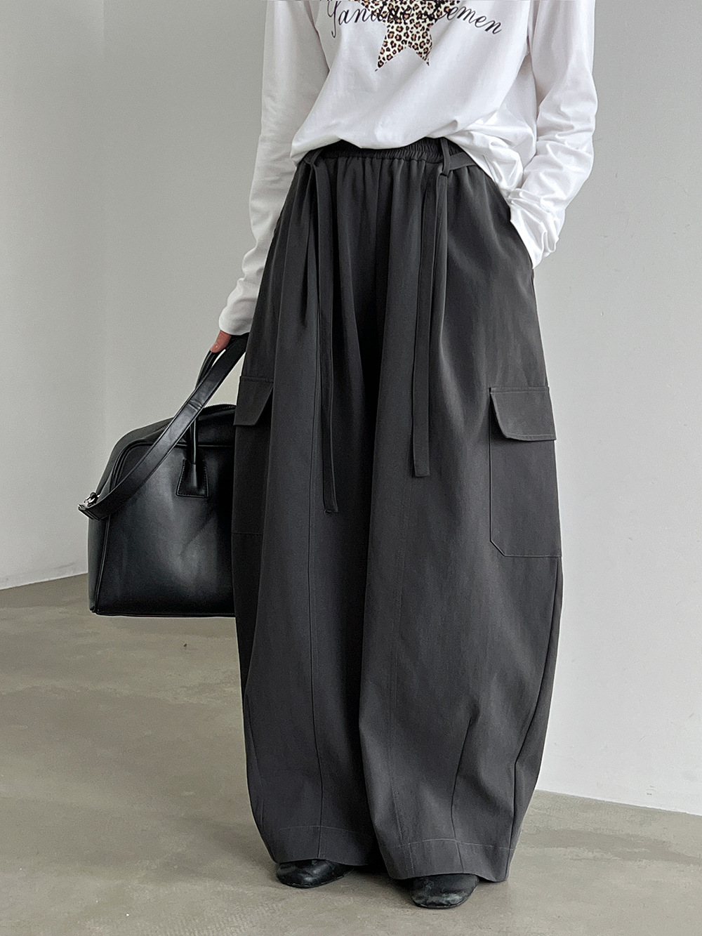 Drawstring Cargo Trousers