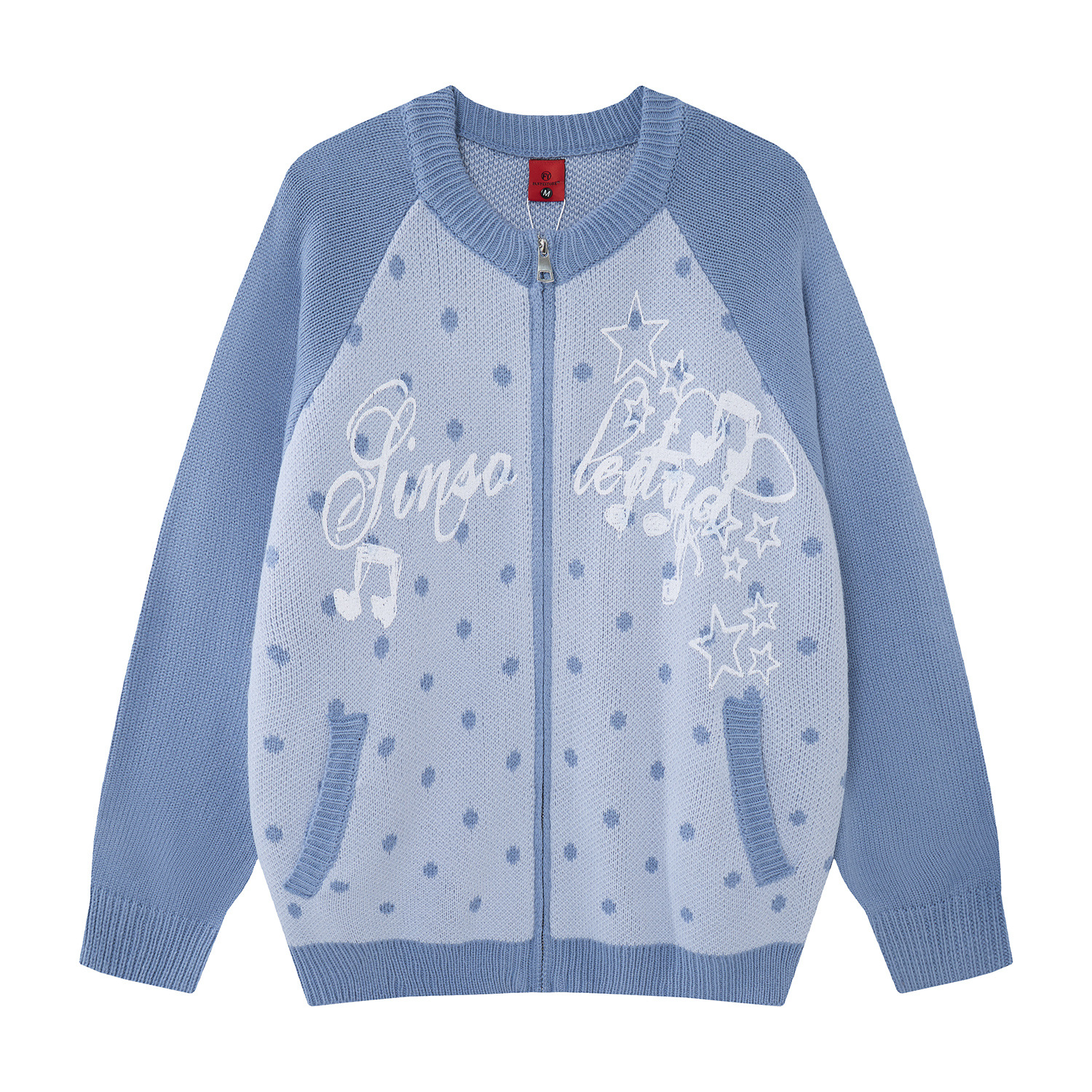 Music Star Letter Coat
