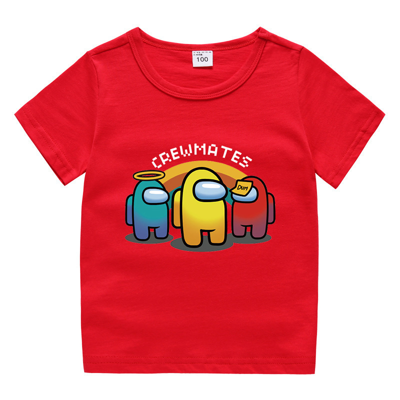 Children's summer short sleeved T-shirt