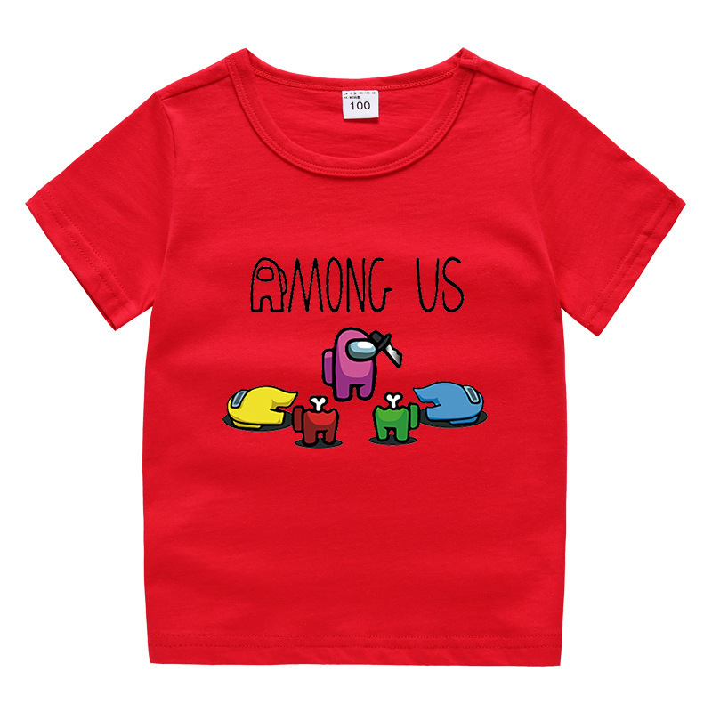 Children's summer short sleeved T-shirt