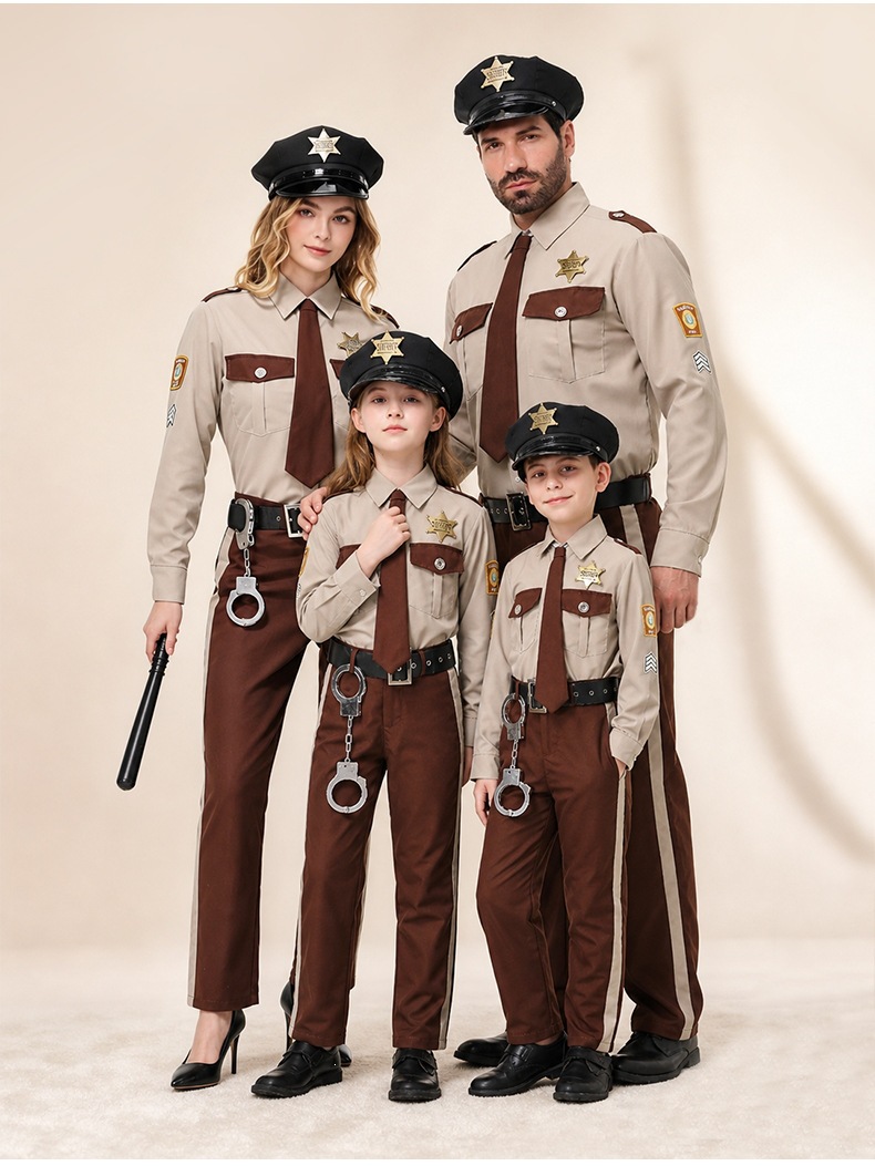 Police Chief Costume for Kids and Adults detail image 2