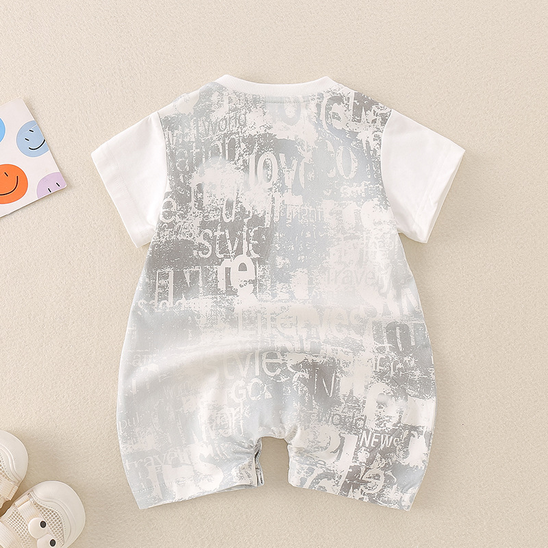 Baby Vest Romper Close Up