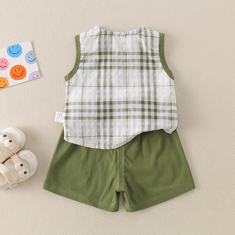 Baby Lightweight Vest Set Image 2