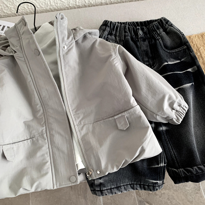 Boys' cotton jacket for autumn and winter