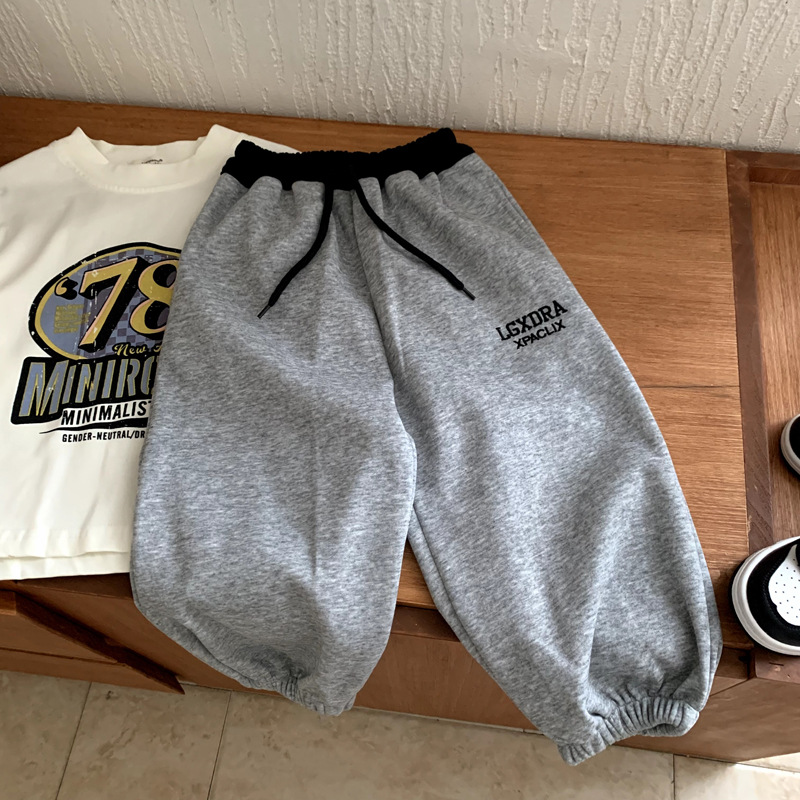 Letter casual boy pants baby spring and autumn