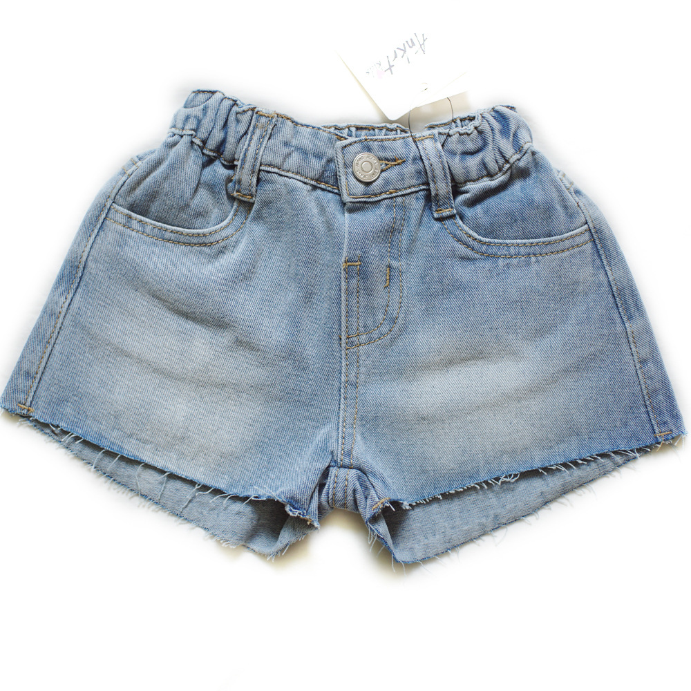 Girls' Denim Shorts Boys' Heavy-duty Casual Hot Pants Children's