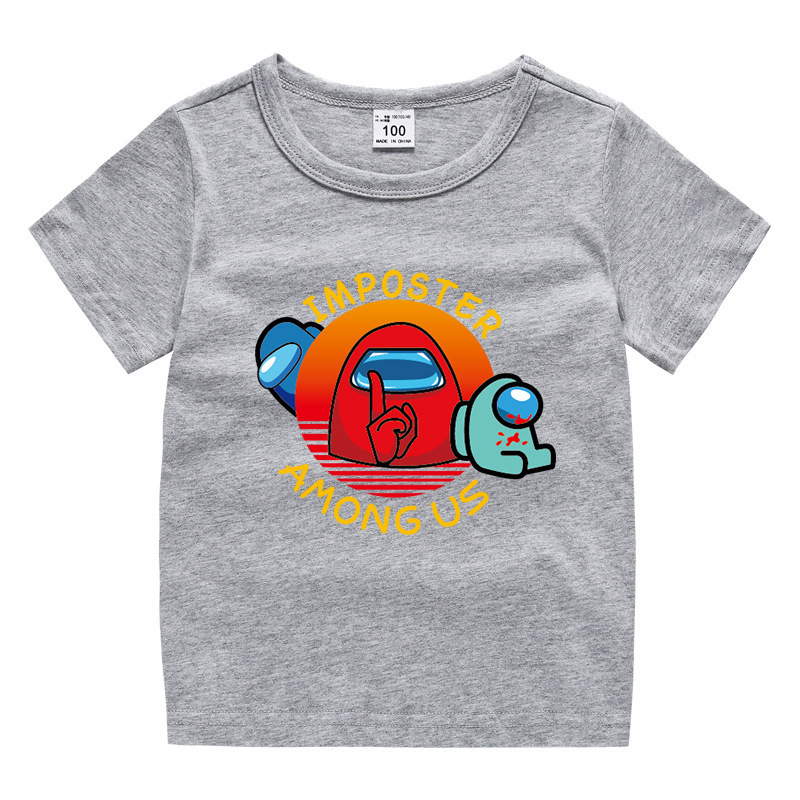 Children's summer short sleeved T-shirt