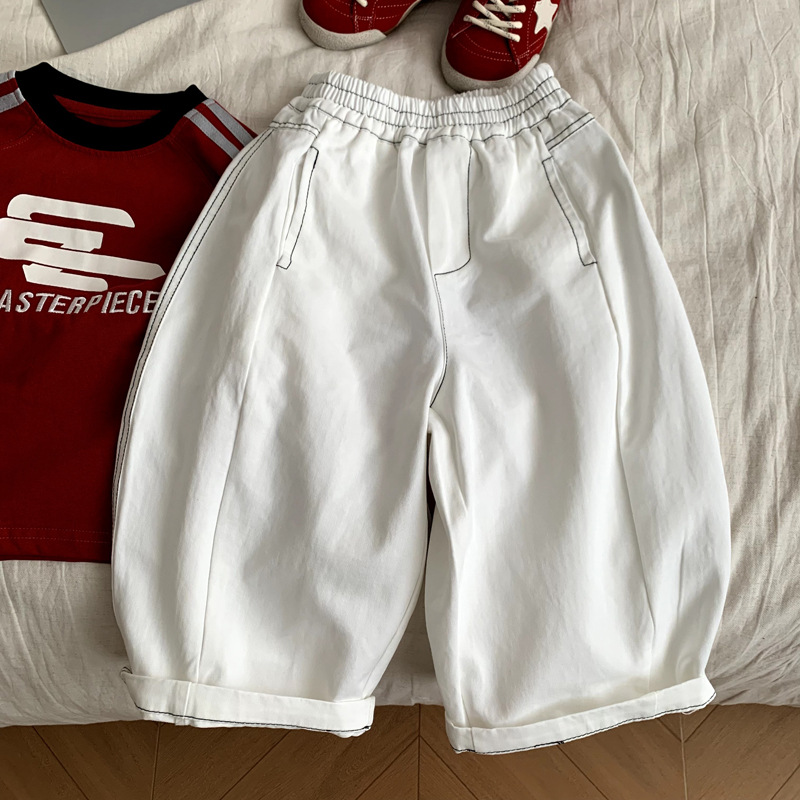 Work pants for boys loose casual pants