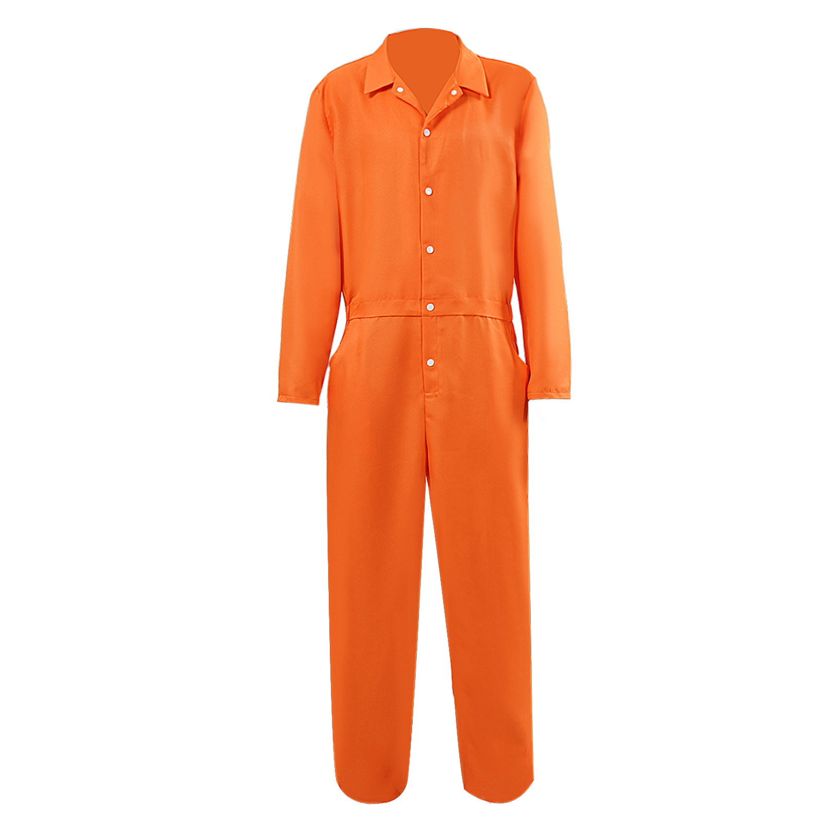 Halloween Prisoner Costume Unisex Adult Jumpsuit Set Movie Character Performance Costume Cosplay