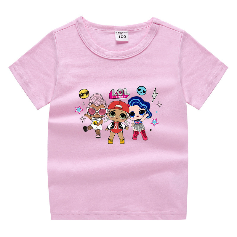 Children's summer short sleeved T-shirt