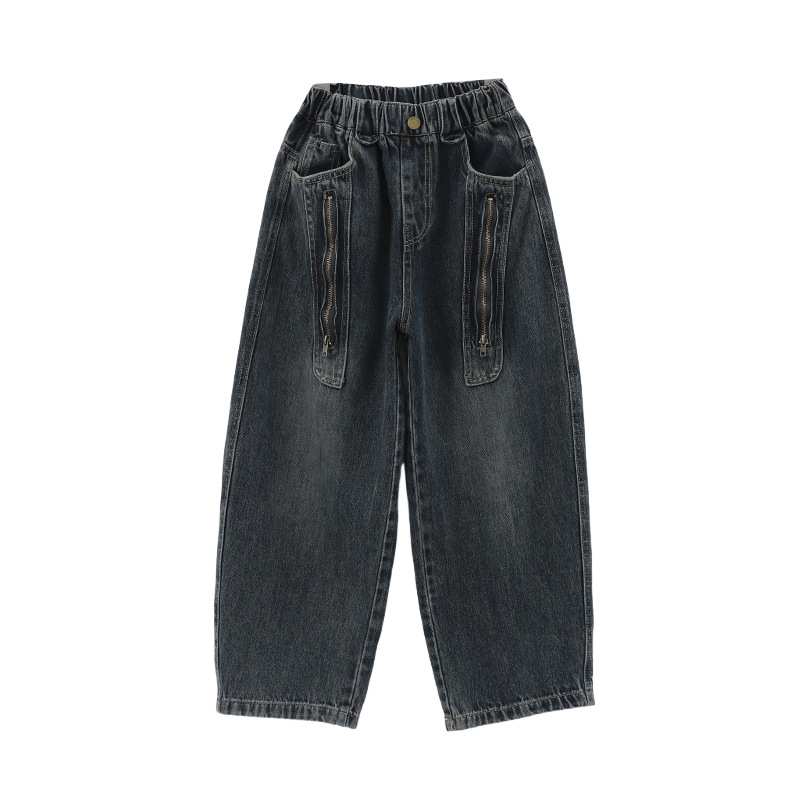 Boy Casual Straight Leg Jeans Pants