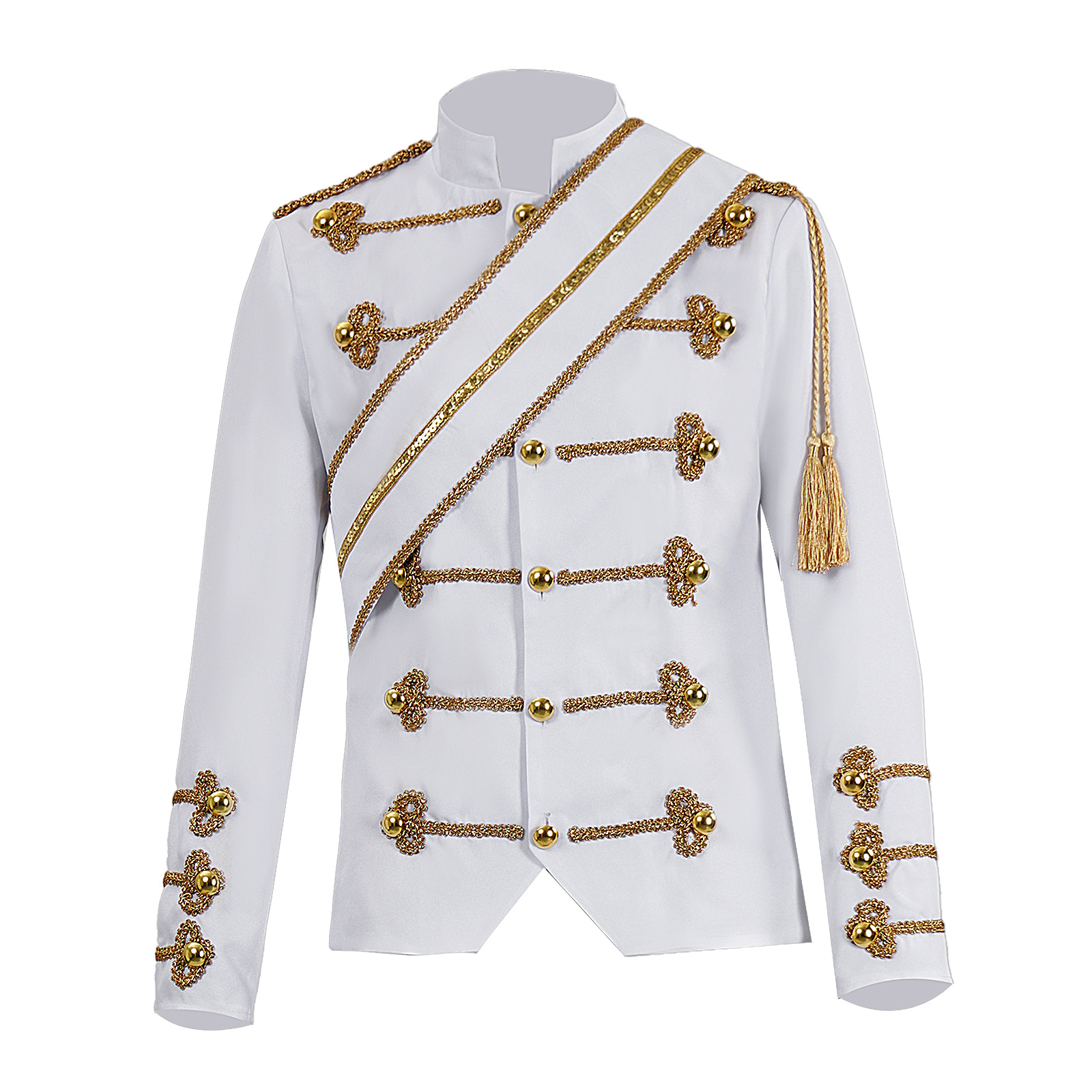 Pop King Military Jacket Costume for Men detail image 5