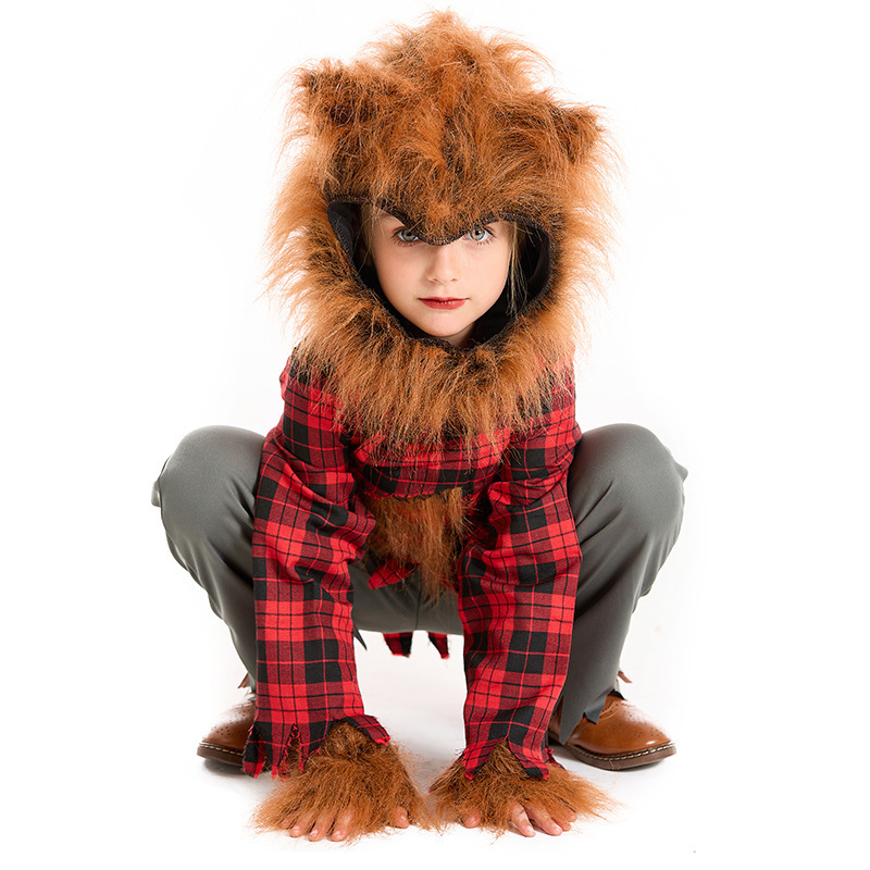 Werewolf Big Bad Wolf Costume for Kids detail image 1