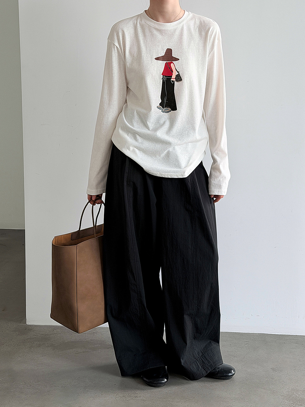 Pleat-Front Wide-Leg Trousers