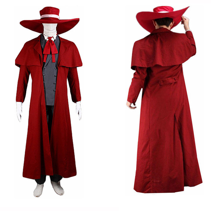 Vampire Hunter Red Coat Costume for Adults detail image 1