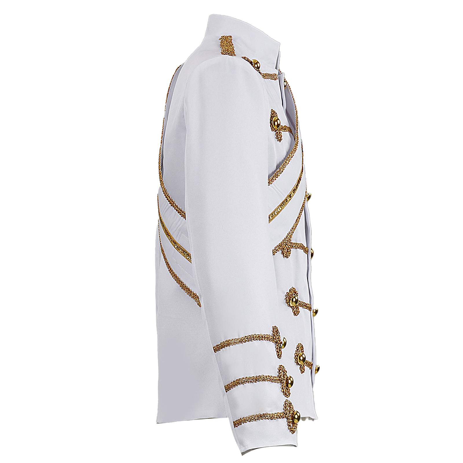 Pop King Military Jacket Costume for Men detail image 3