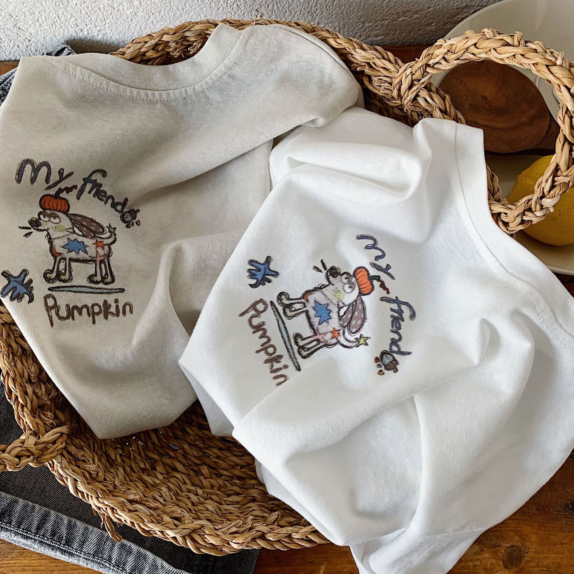 Cartoon Baby Top Casual Short Sleeve T-shirt Top