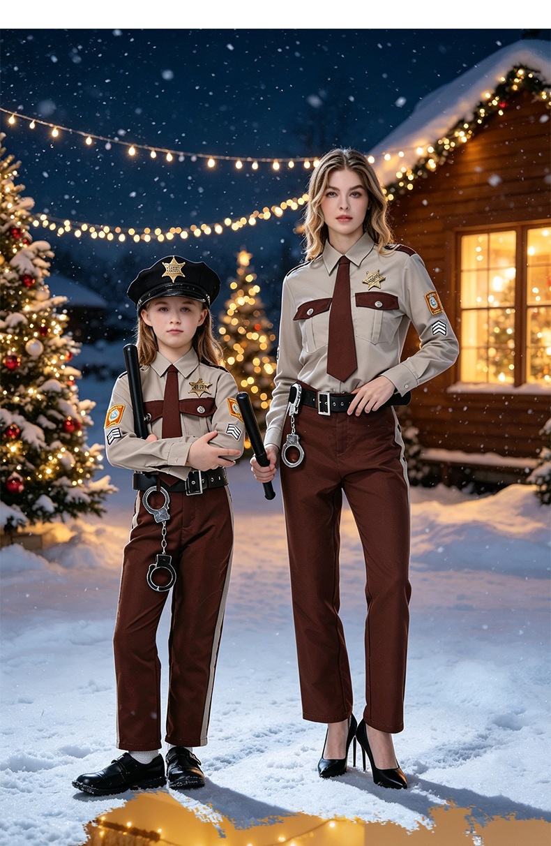 Police Chief Costume for Kids and Adults detail image 1