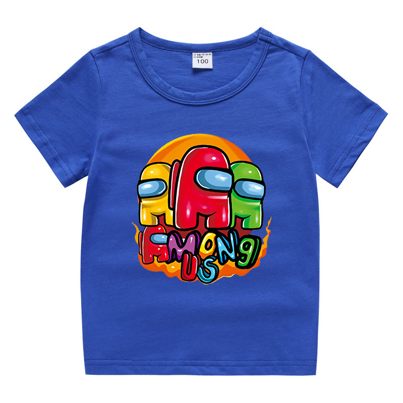 Children's summer short sleeved T-shirt