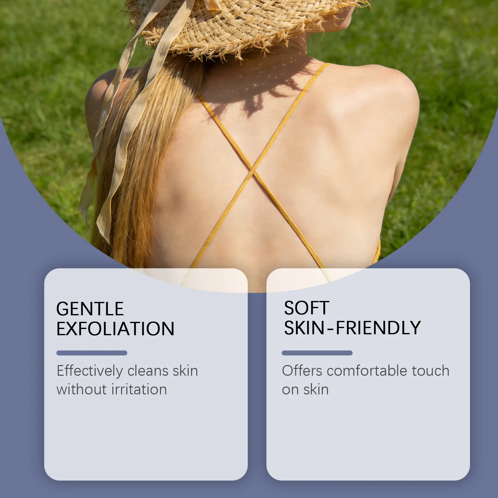 Toalla exfoliante para ducha, imagen 3