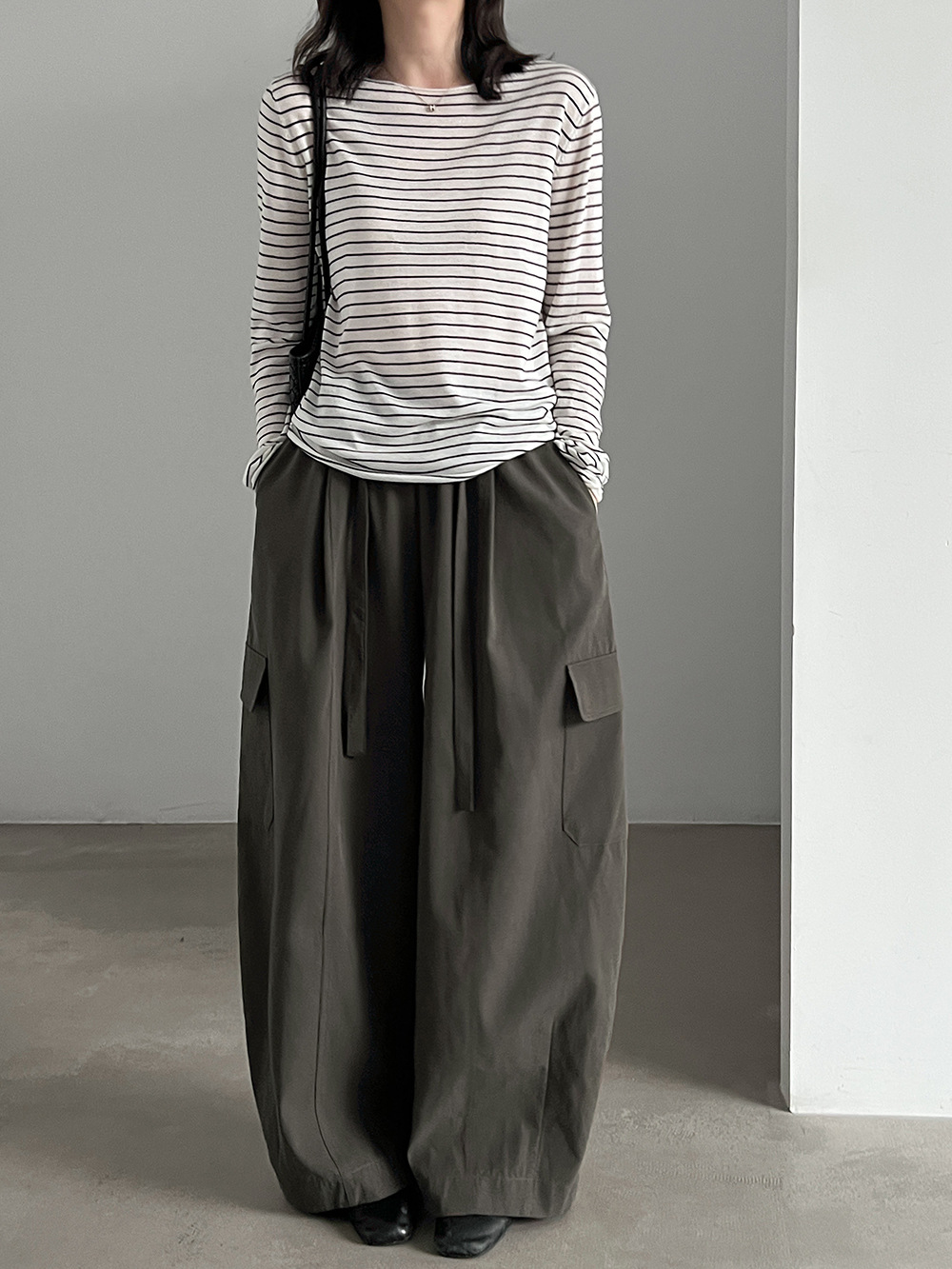 Drawstring Cargo Trousers
