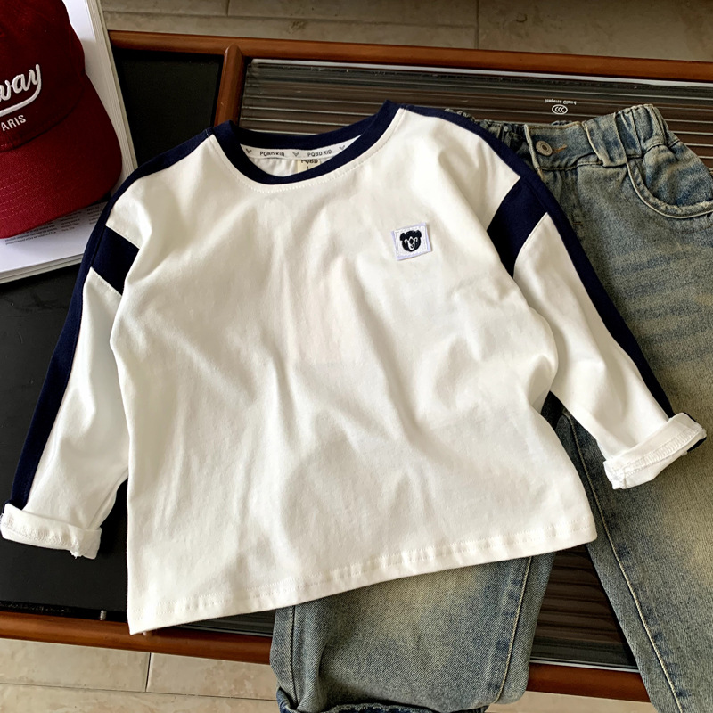 Baby girl round neck casual top