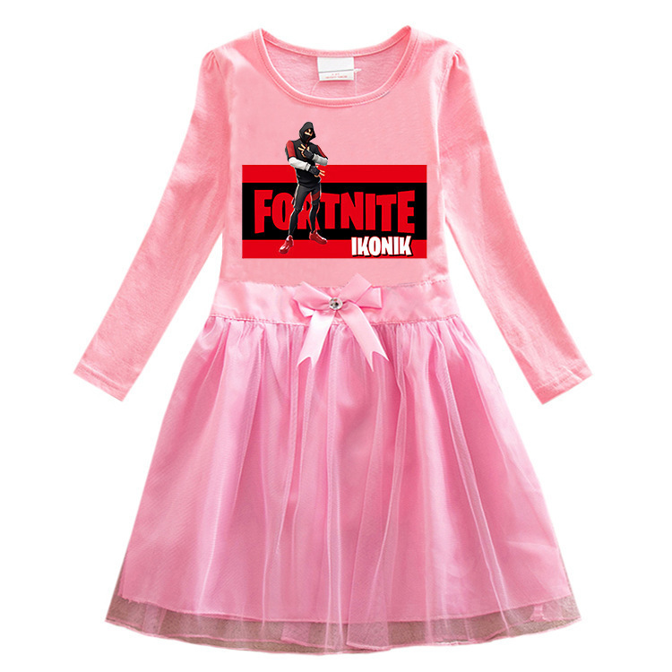 Children's cartoon cotton dress