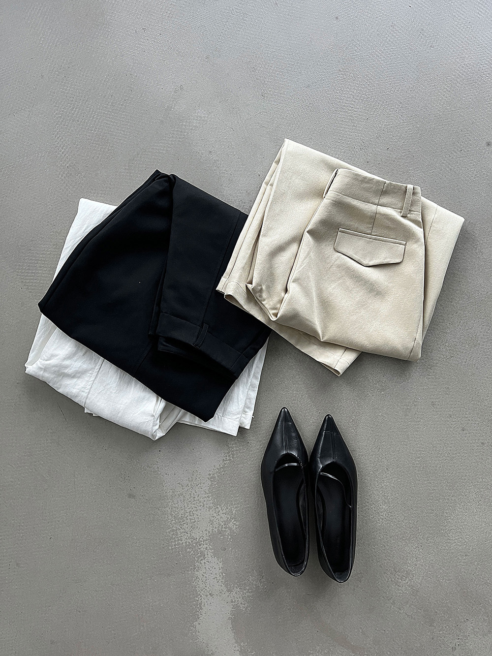 Flowing Wide-Leg Trousers
