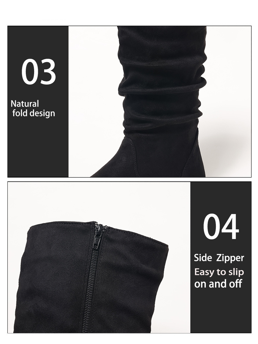 Women's leather boots – all color options displayed