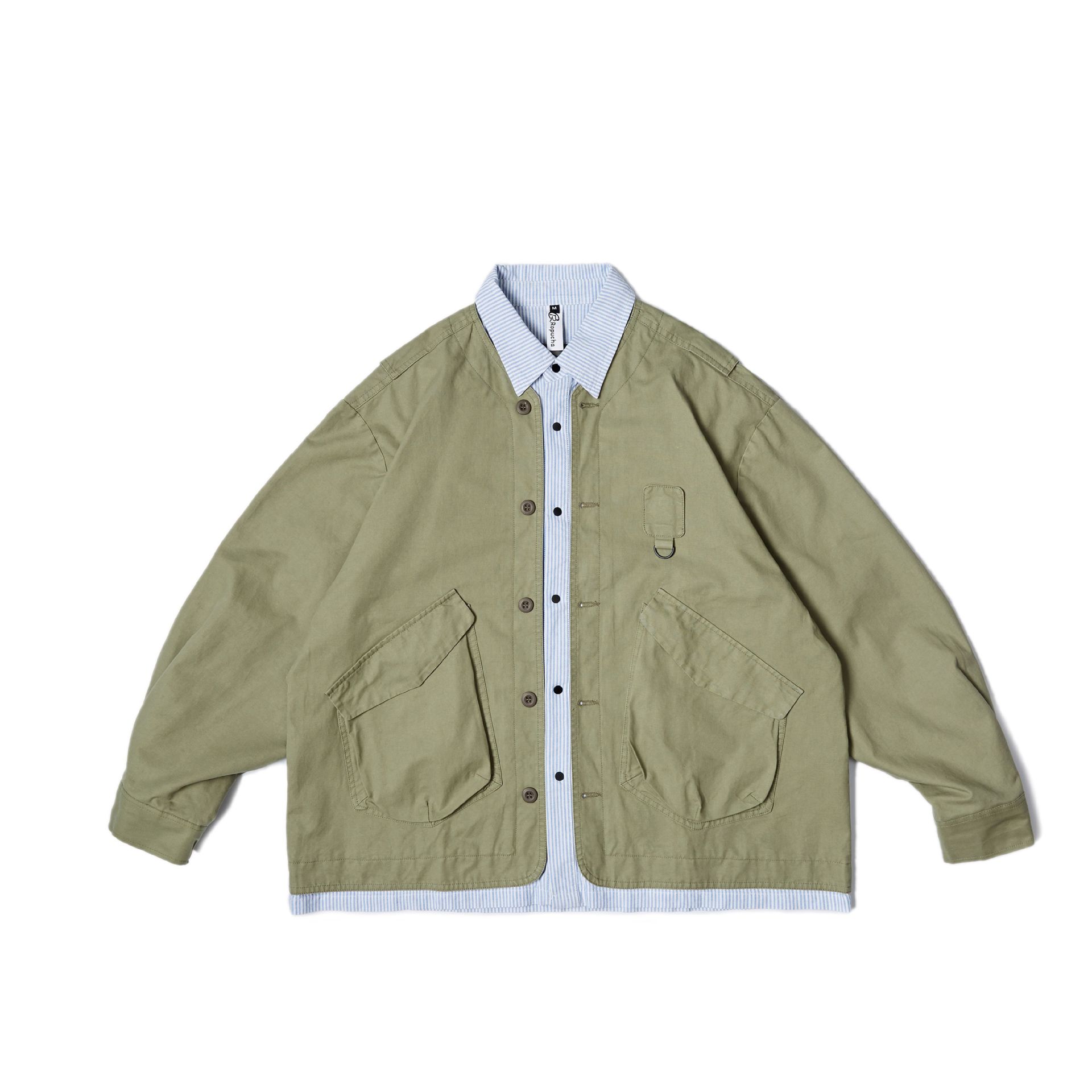 multi-pocket turn-down collar, men's jacket