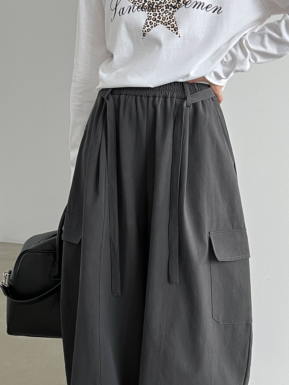 Drawstring Cargo Trousers