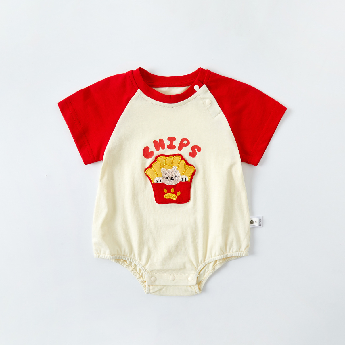 Cartoon Romper Summer New Baby Short Sleeve Bodysuit Infant Onesie