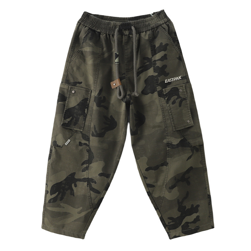 Children's Boys' Pants Long Pants Mid to Large Kids Cargo Casual Trousers Boy