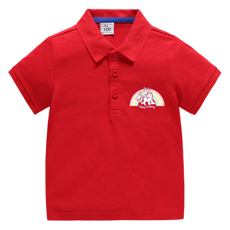 Unicorn children's lapel children's clothing