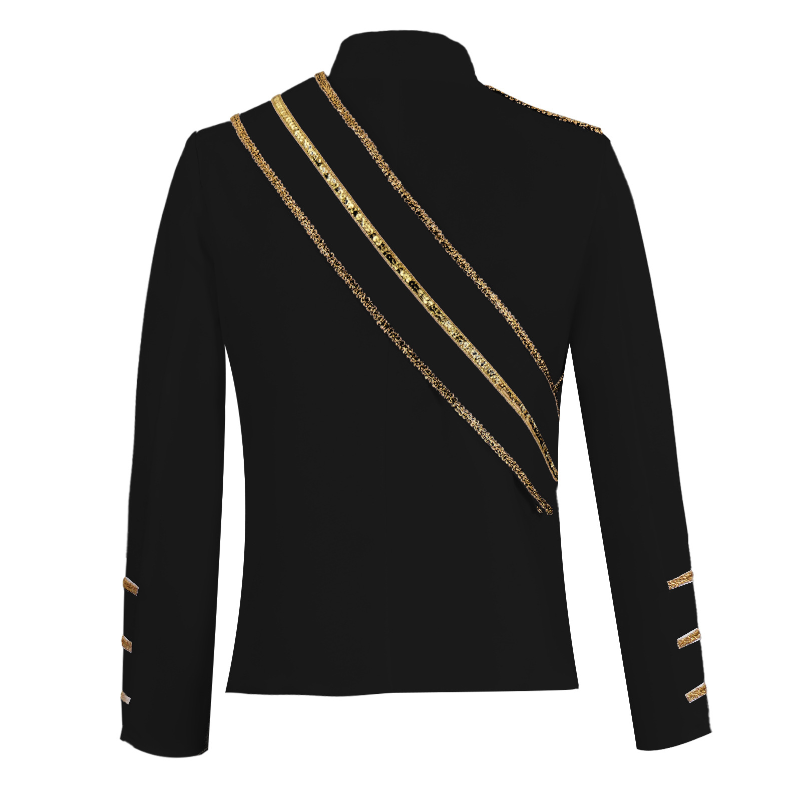 Pop King Military Jacket Costume for Men detail image 11