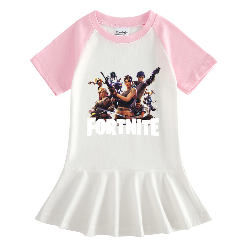 Half sleeved girls' dress for baby girls