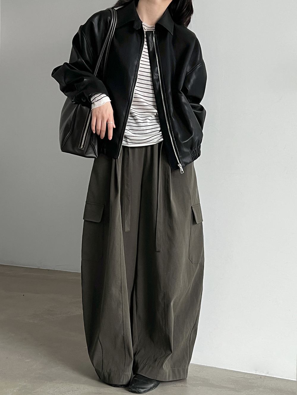 Drawstring Cargo Trousers