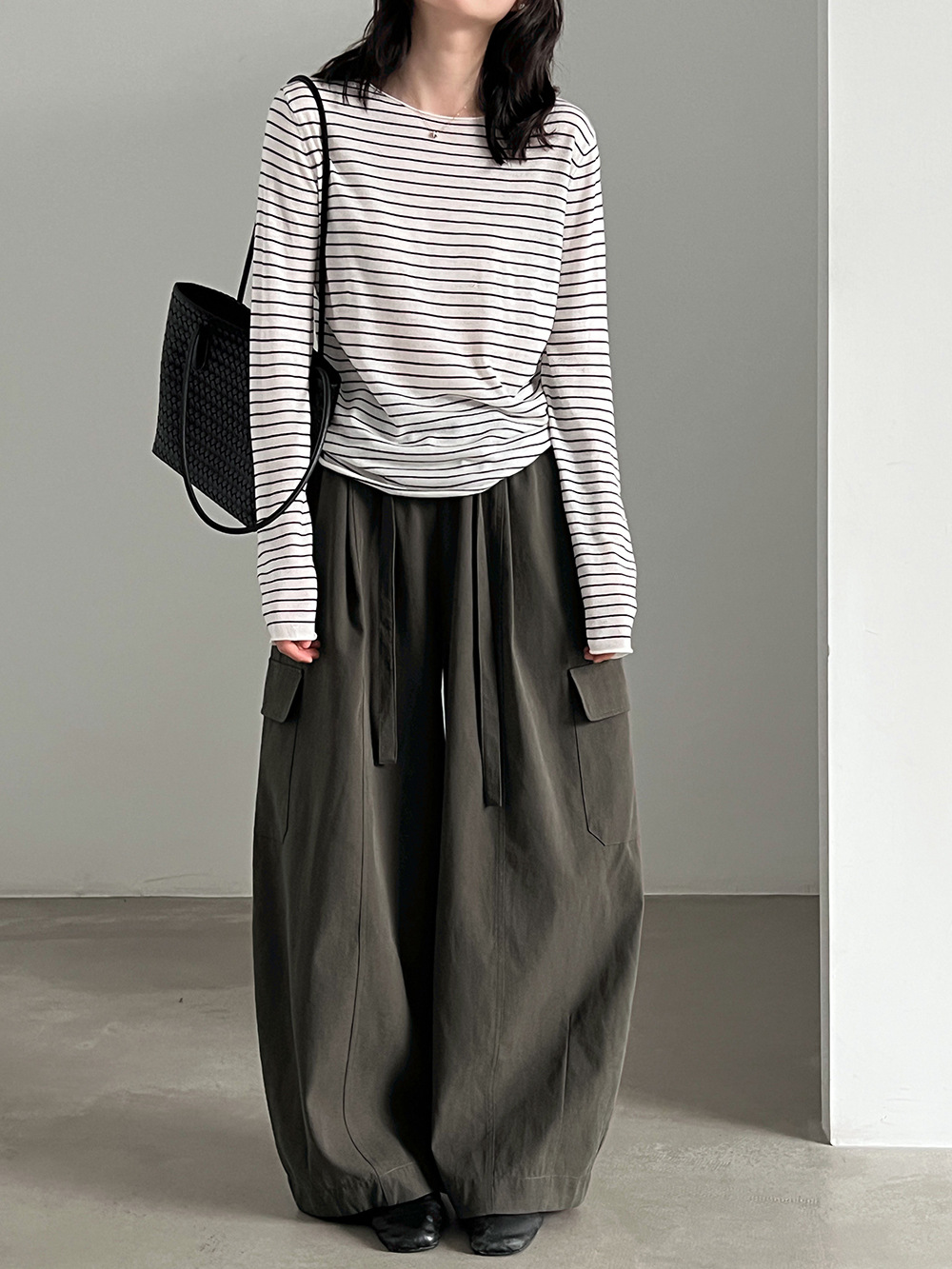Drawstring Cargo Trousers