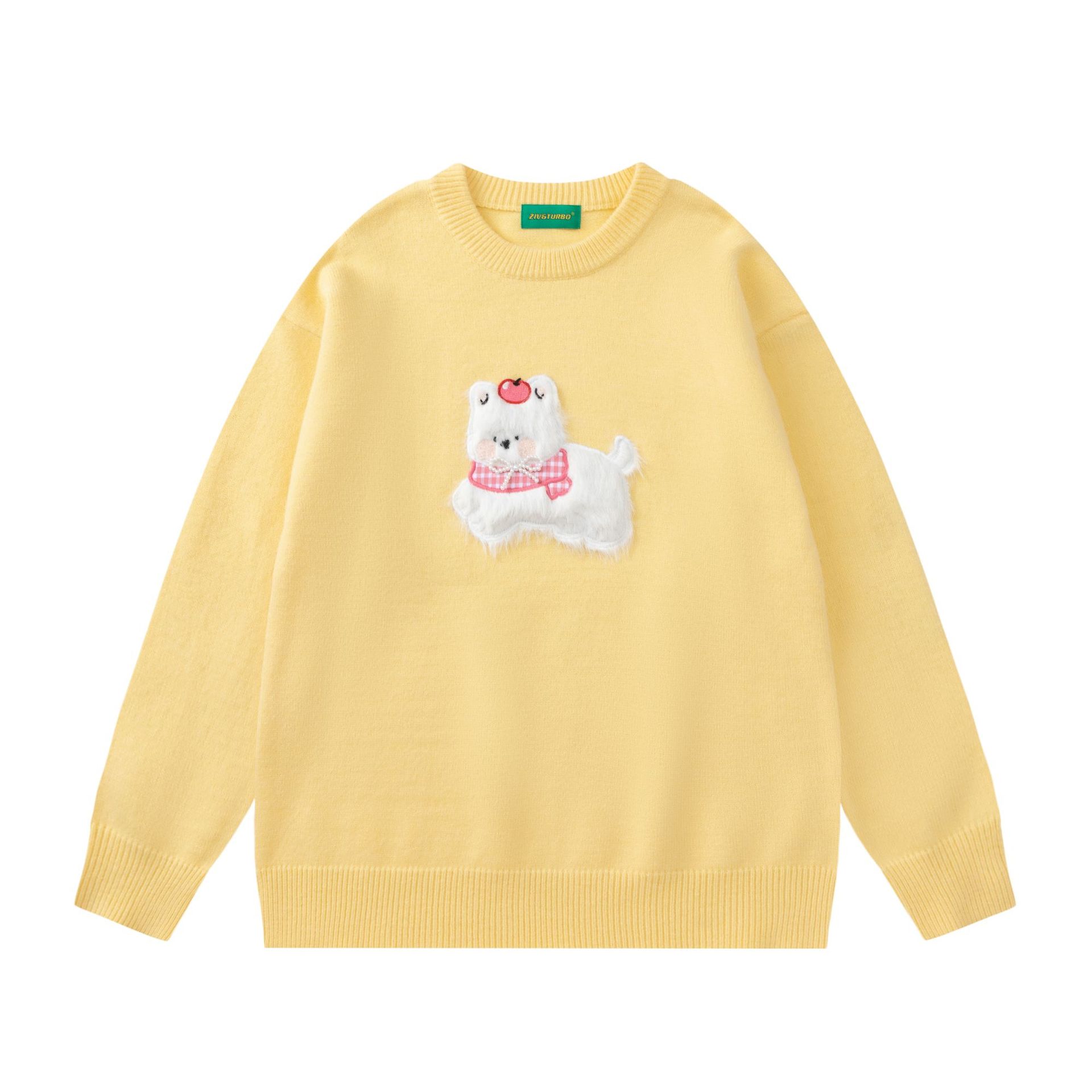 Plush cloth cute little dog sweater