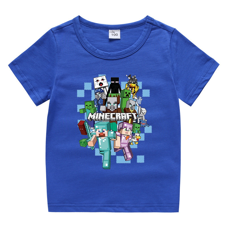 Children's summer short sleeved T-shirt