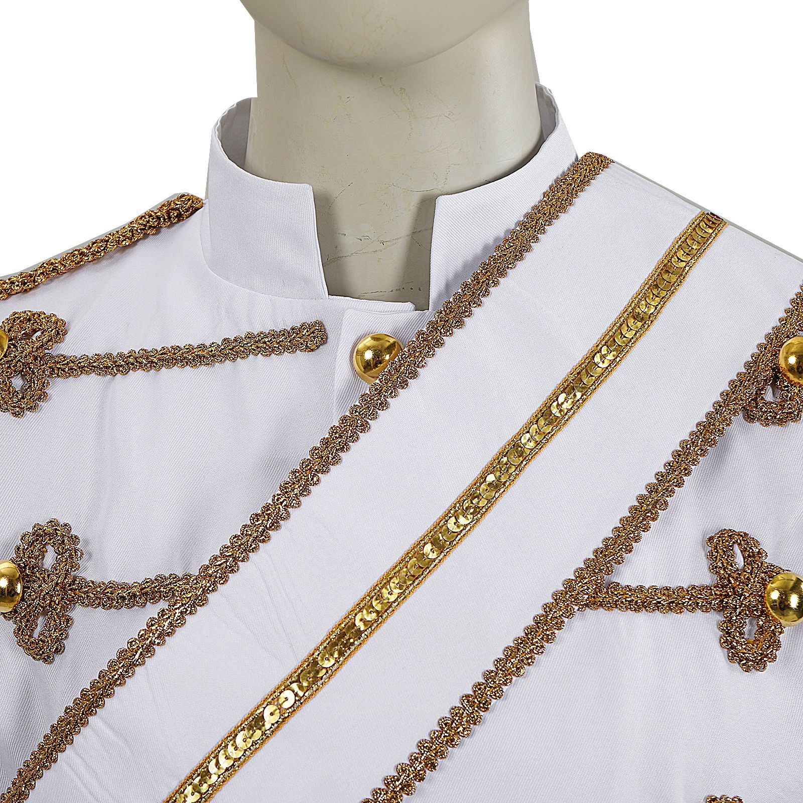 Pop King Military Jacket Costume for Men detail image 10