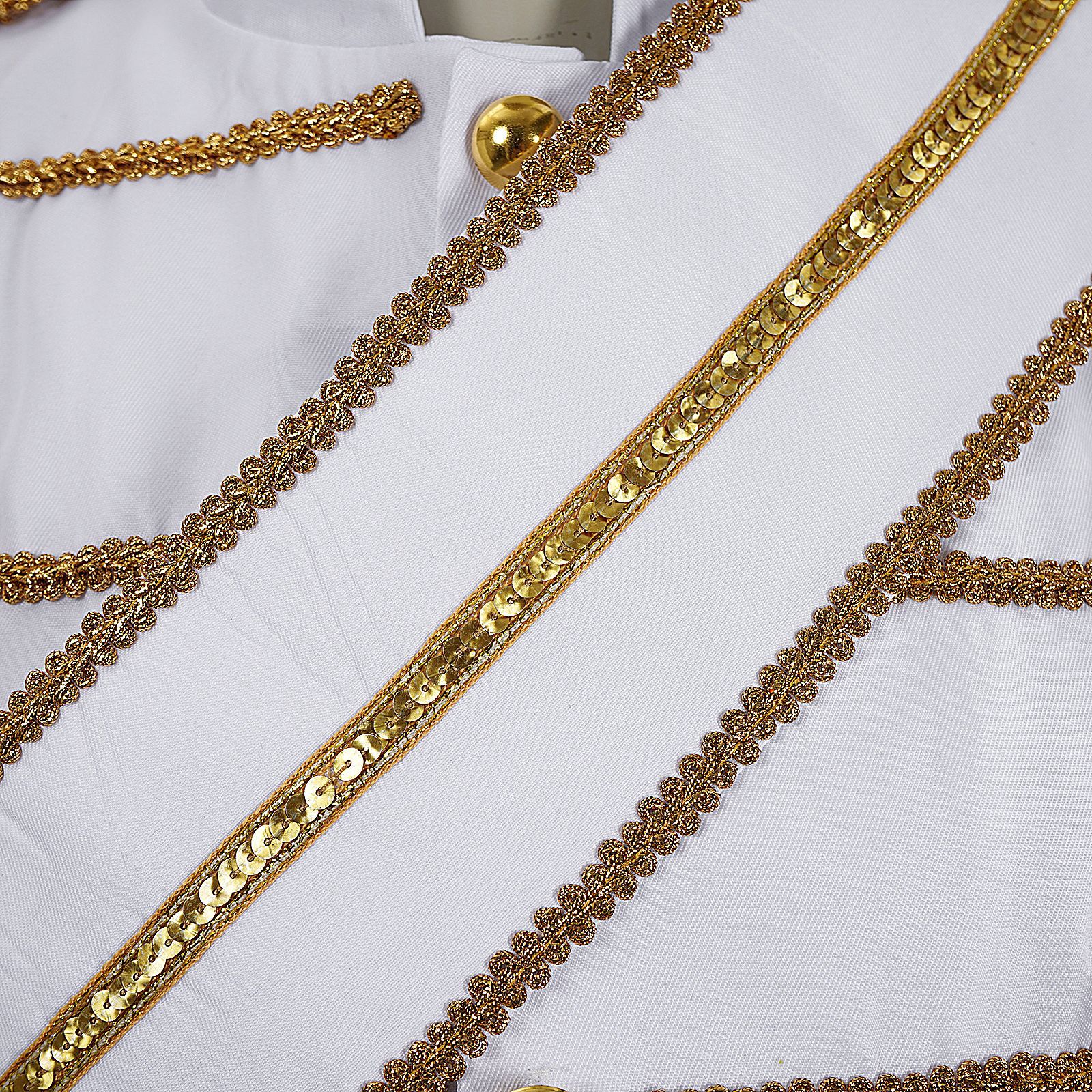 Pop King Military Jacket Costume for Men detail image 8