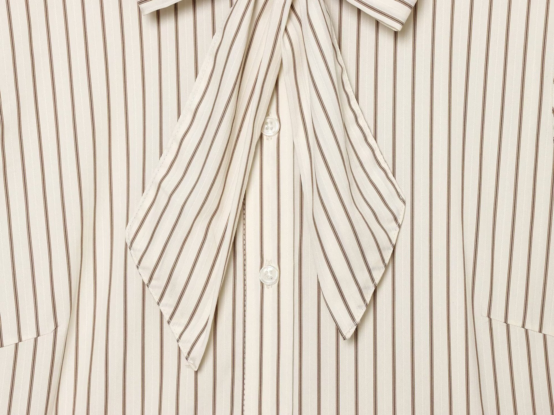 Bow-Neck Shirt