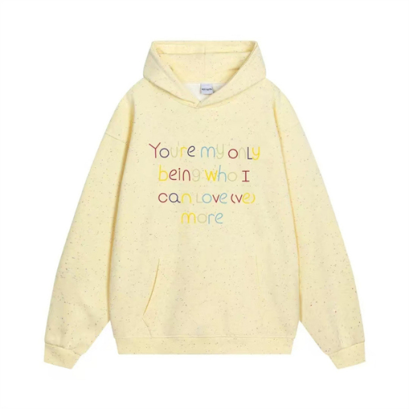 Niche Letter Print Long Sleeve Hooded Sweatshirt