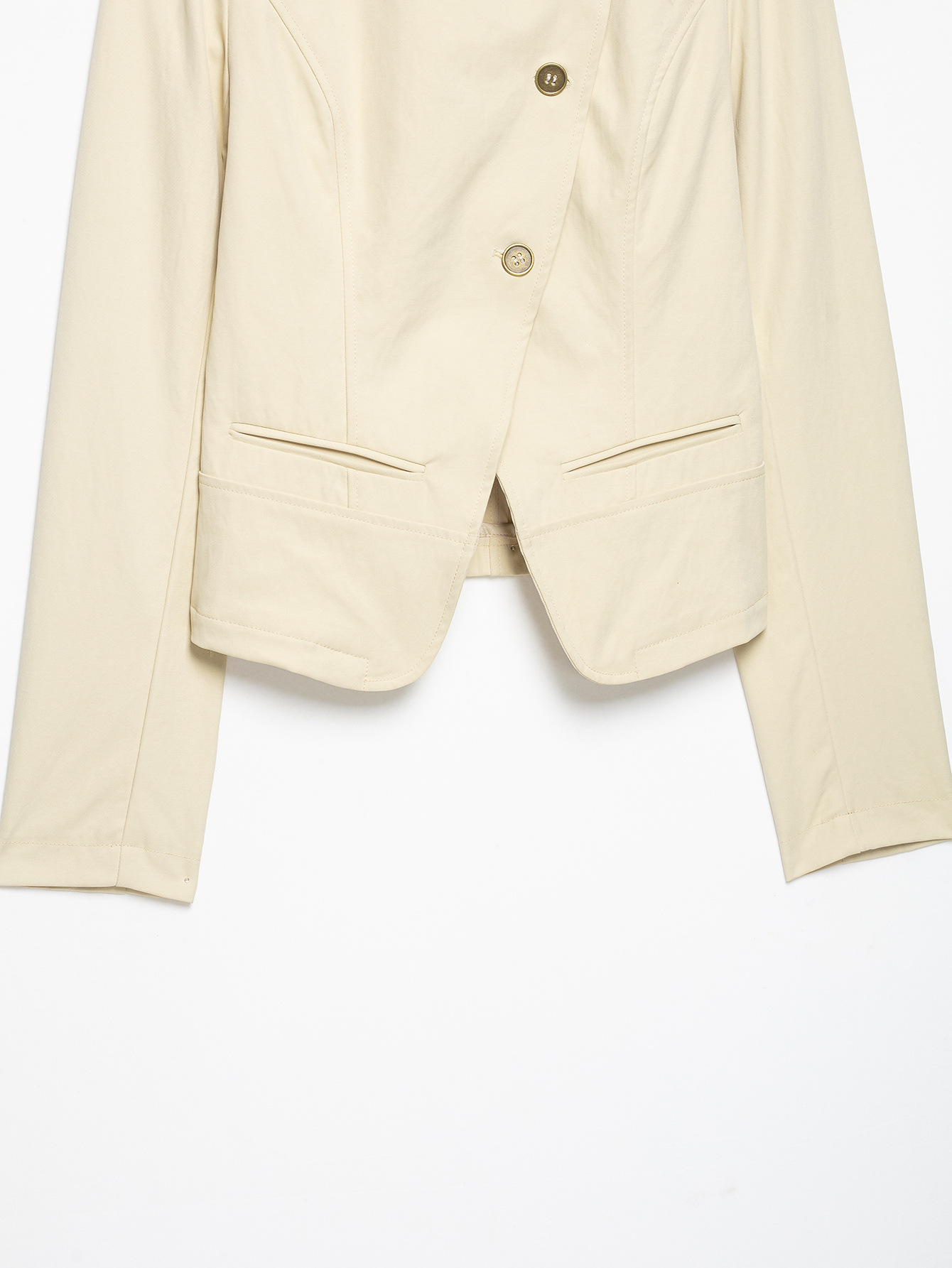 Asymmetric Button Jacket