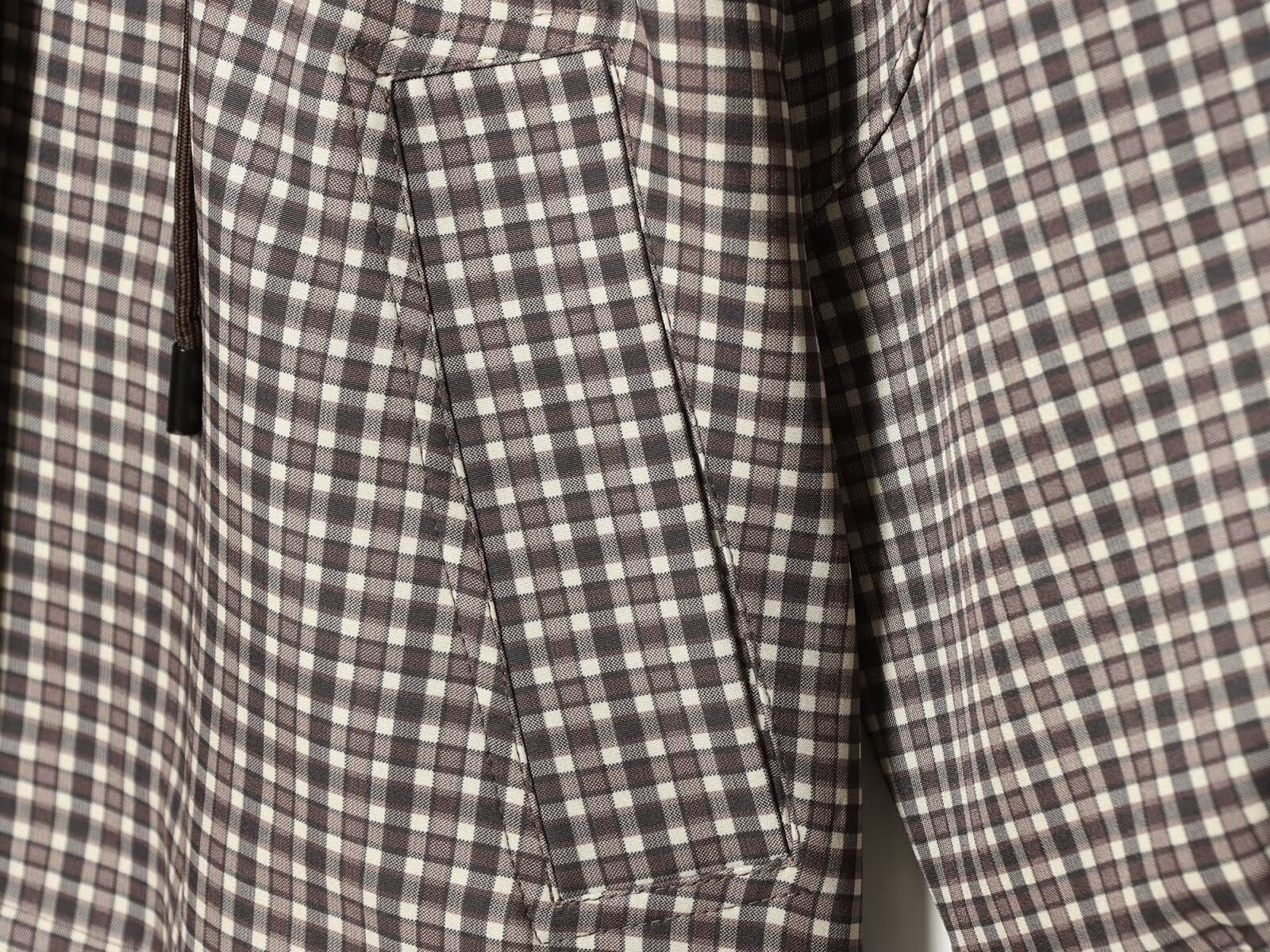 Hooded Check Jacket